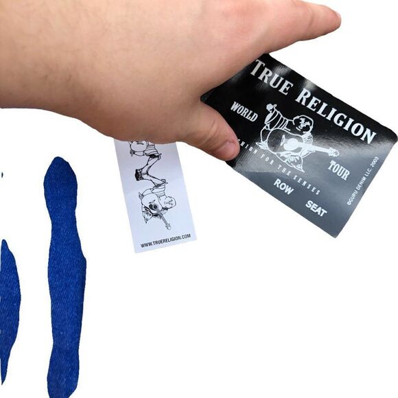 Brand New True Religion Jeans Size 34 ROCCO Blue - Picture 8 of 10